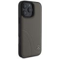 Puzdro Mercedes pre iPhone 16 Pro Max 6,9" MEHCP16X23RBCSB Hardcase MB Curved Stitches Kožená hnedá