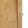 vidaXL Rohová skrinka 59x36x180 cm, dubový masív