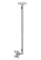 Neomounts  FPMA-C050SILVER / Flat Screen Ceiling Mount (Height: 60-85 cm) / Silver Držák, VESA, stropní, pro ploché monitory/TV, úhloprícka 10"–30", nastavení výšky 60–85cm, náklon 40°, nosnost 20kg, stríbrný