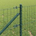 vidaXL Európsky plot s hrotmi 50 x 0,4 m PVC potiahnutá oceľ Zelená