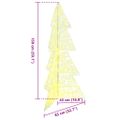 vidaXL Vianočný stromček 160 LED Teplá biela 150 cm Akryl