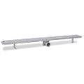 vidaXL Rovný sprchový odtok 2 ks s bublinkami 1030x140 mm nehrdzavejúca oceľ
