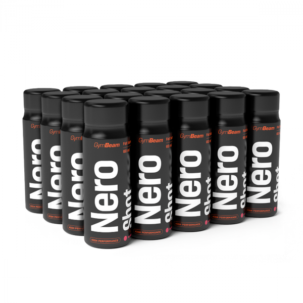 Nero Shot - GymBeam, vodný melón, 20 x 60 ml