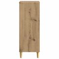 vidaXL Servírovacia skriňa Dub artisan 33 x 34,5 x 90 cm