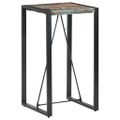 vidaXL Barový stolík 60x60x110 cm masívne recyklované drevo