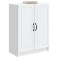 vidaXL Servírovacia skriňa Biela 66 x 34,5 x 87 cm Kompozitné drevo