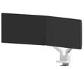 Neomounts DS70-250WH2 Neomounts NEXT Slim Desk Mount, double display (topfix clamp/grommet), white Držák, VESA, stolní, pro 2 ploché/zakrivené monitory, úhloprícka 17–32", náklon 90°, otácení 180°, rotace 360°, nosnost 18kg, bíl