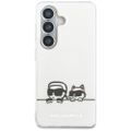 Puzdro Karl Lagerfeld IML Peekaboo Karl&Choupette MagSafe pre Samsung Galaxy S26 Plus priehľadné