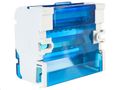 Distribučný blok VCX BLK 411 / 4 póly / 11 otvorov / 125A / na DIN lištu