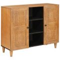 vidaXL Servírovacia skriňa 90 x 33 x 75 cm Masívne mango drevo
