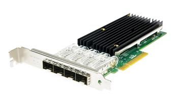 XtendLan PCI-E sieťová karta, 4x 10Gbps SFP+, Intel X710, PCI-E x8 Sieťová karta, PCI-E x8, 10Gbps, 4x SFP+, Intel X710