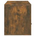 vidaXL TV skrinka dymový dub 100x35x40 cm spracované drevo