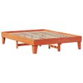 vidaXL Posteľ s matracom voskovo hnedá 140x200 cm masívna borovica