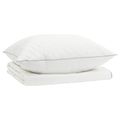 vidaXL Súprava paplónu z 90% husacieho peria FULDA 2 pcs 135 x 200 cm