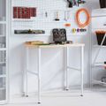 vidaXL Pracovný stôl 100x60x(73-99,5) cm dubový masív obdĺžnikový