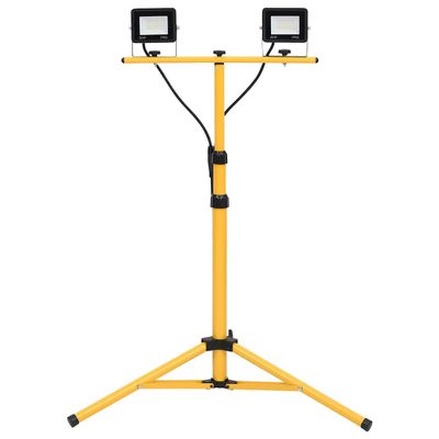 vidaXL LED reflektor so statívom 2x20 W studené biele svetlo