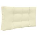 vidaXL Vankúš na vonkajšiu pohovku Polyester Krémová 80 x 80 cm