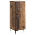 vidaXL Servírovacia skriňa Staré drevo 33 x 34,5 x 89,5 cm