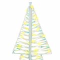 vidaXL Vianočný stromček 240 LED Teplá biela 180 cm PET