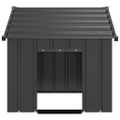 vidaXL Búda pre psa so strechou 83x130x85 cm, pozinkovaná oceľ