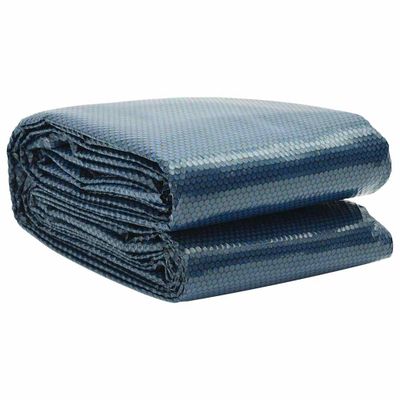 vidaXL Plávajúca solárna bazénová fólia z PE 400x200 cm čierna a modrá