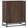 vidaXL Komoda hnedý dub 62x35x76 cm kompozitné drevo