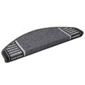 vidaXL Samolepiace schodové rohože 15 ks 65 x 21 x 4 cm Non-Slip