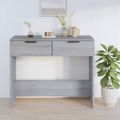 vidaXL Konzolový stolík sivý dub sonoma 90x36x75 cm spracované drevo