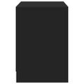 vidaXL TV stolík s LED čierny 100x34x50 cm kompozitné drevo