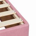 vidaXL Posteľ boxspring s matracom Ružová 200 x 200 cm Zamat