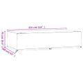 vidaXL Obaly na záhradný nábytok 2 ks 12 očiek 315x160x75 cm obdĺžnik