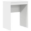 vidaXL Stôl Biela 105,5 x 34 x 127 cm 2 ks