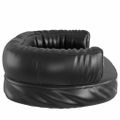 vidaXL Ergonomický penový matrac pre psa čierny 60x42 cm umelá koža