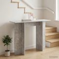 vidaXL Konzolový stôl Betónovo sivá 100 x 30 x 75 cm Kompozitné drevo