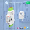 NOUS D4Z DIN, ZigBee Smart merač spotreby, 120A