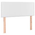 VidaXL Čelo postele biele 90x5x78/88 cm umelá koža