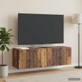 vidaXL Nástenná TV skrinka 98 x 31 x 30 cm Staré drevo