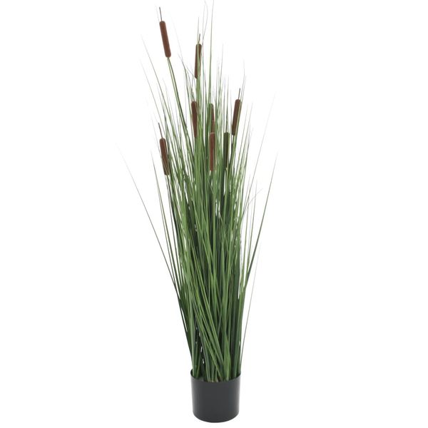 vidaXL Umelá tráva v kvetináči s pálkou 120 cm