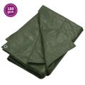 vidaXL Plachta 180 g/m² 8x8 m zelená HDPE