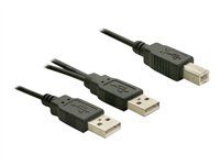 Kábel USB - USB typ B (M) do USB (M) - USB 2.0 - 1 m