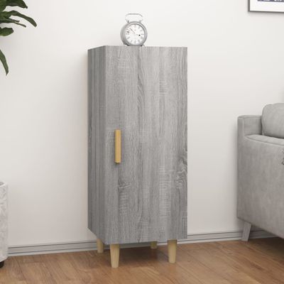 vidaXL Komoda sivý dub sonoma 34,5x34x90 cm spracované drevo