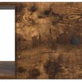 vidaXL Konferenčný stolík Dymový dub 90 x 50 x 40 cm Kompozitné drevo