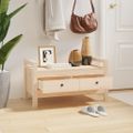 vidaXL Lavička do predsiene 80x40x43 cm masívne borovicové drevo