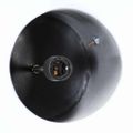 vidaXL Industriálna závesná lampa 25 W čierna mangovník 52 cm okrúhla E27