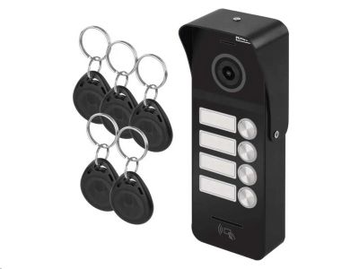 Kamerová jednotka EMOS EM-10AHD /H3018/, 4x tlačítko, pro monitory a videotelefony