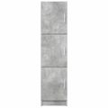 vidaXL Highboard Betónová šedá 31.5 x 32 x 122.5 cm
