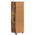 vidaXL Kúpeľňová skriňa Dymová dub 30,5 x 30 x 101 cm Kompozitné drevo