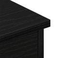 vidaXL Nástenná skrinka Nástenná montáž Čierny dub 60 x 26 x 18,5 cm