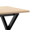 vidaXL Konferenčný stolík v tvare X 80x50x40 cm borovica a oceľ