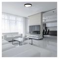 LED nástenné svietidlo ILVI, kruhové 45 W, stmievanie + CCT, čierna + šampanská